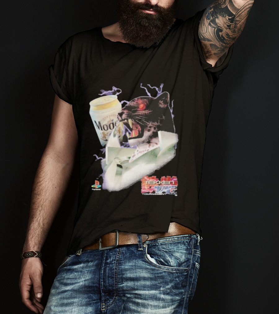 Tekken TAG Tournament Armor King X Modelo 2000 Mamono World PlayStation T-Shirt