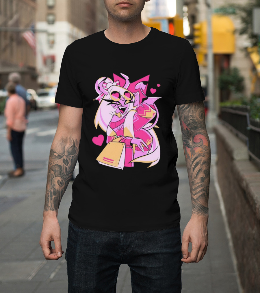 Verosika Hellaverse Cozy Winter Hazbin Hotel Character Art T-Shirt