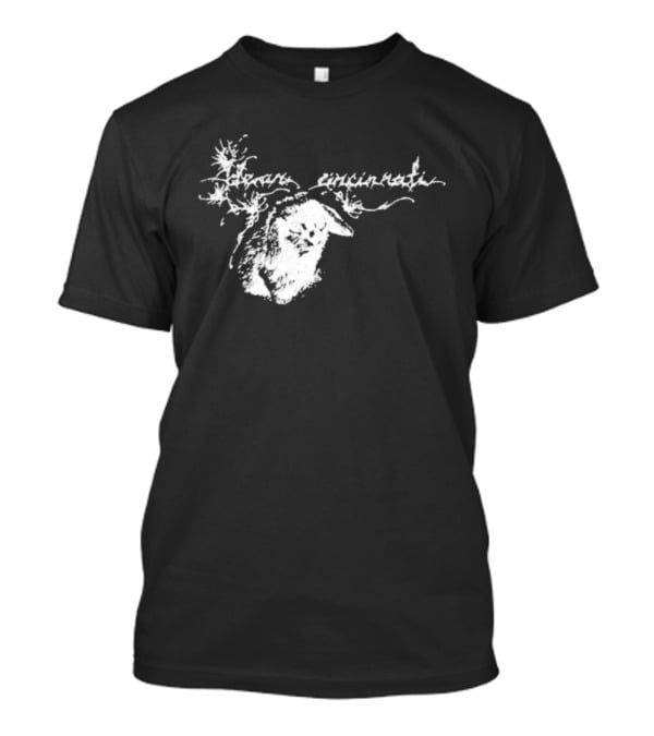 Dear Cincinnati Evil Cabbit Illustration Text Design T-Shirt