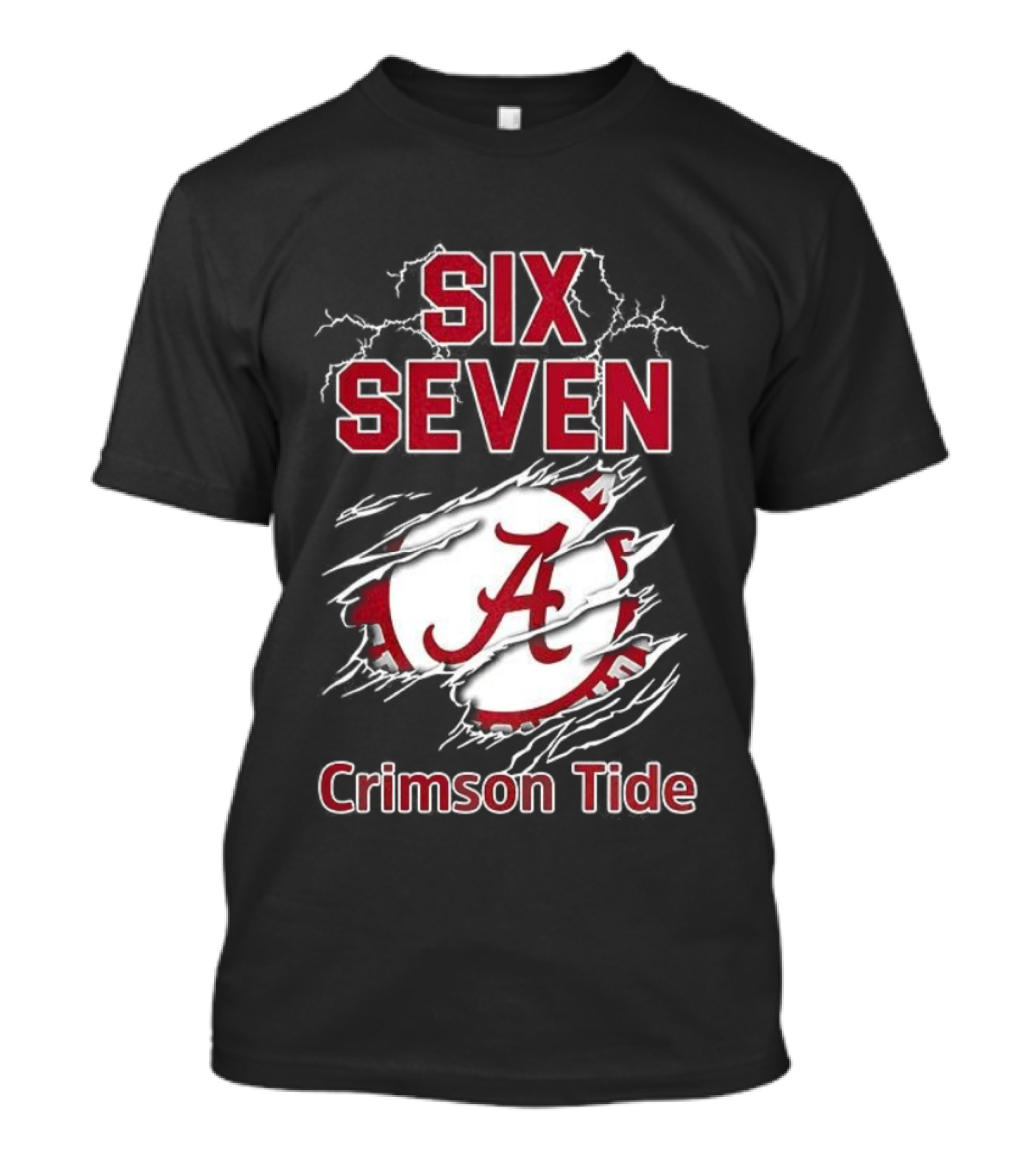 Six Seven Crimson Tide Inspo T-Shirt