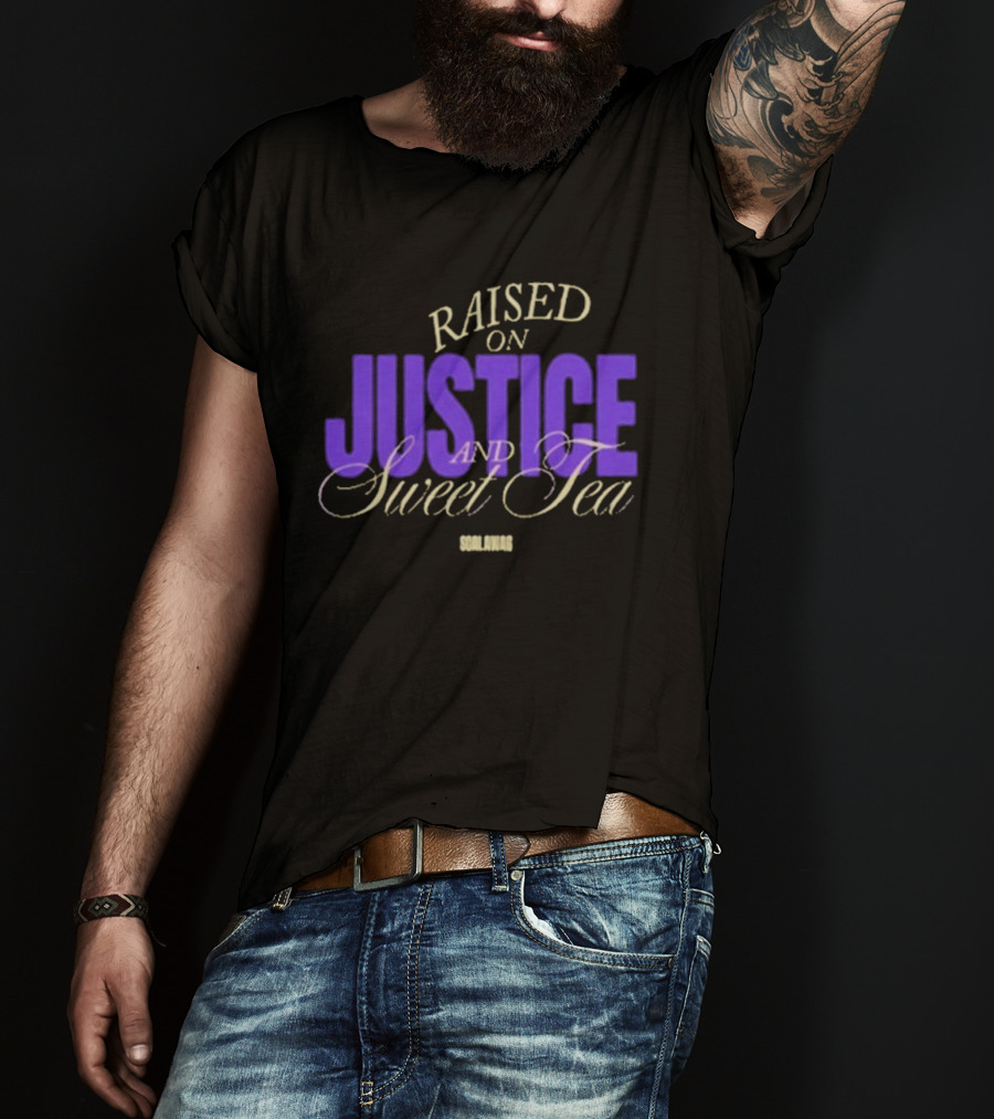 Raised On Justice And Sweet Tea Scalawag Magazine T-Shirt