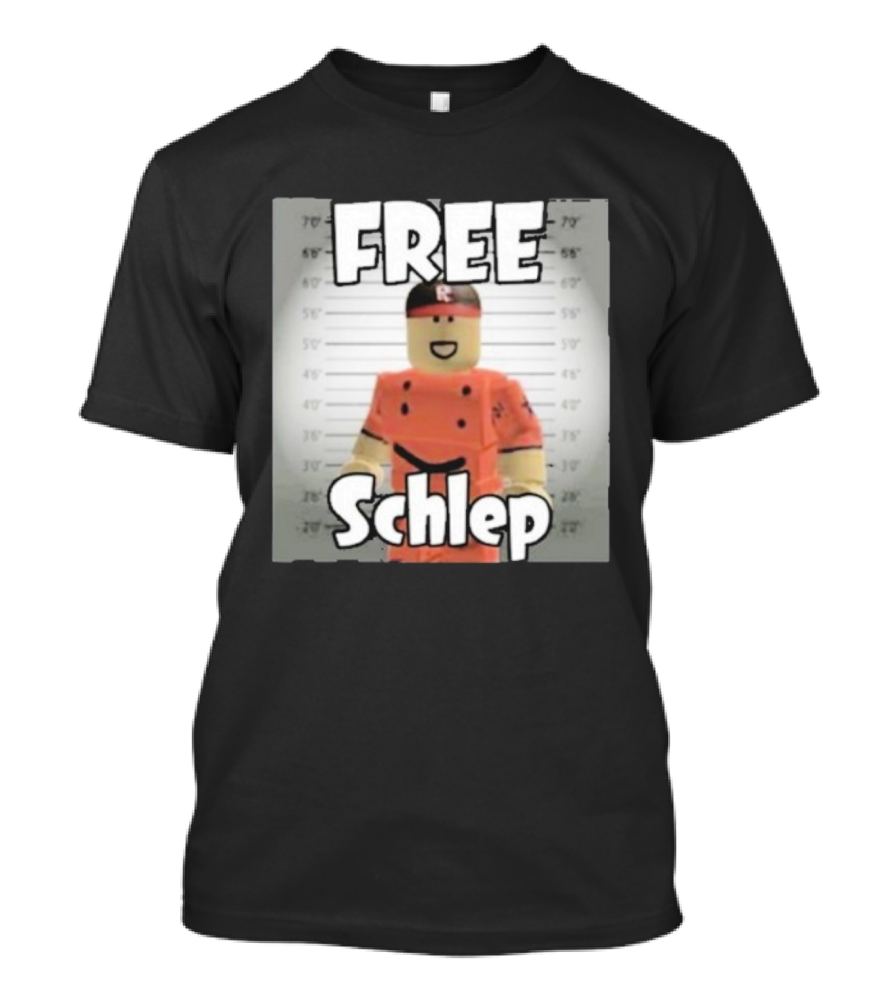 Free Schlep Roblox Shot Character T-Shirt
