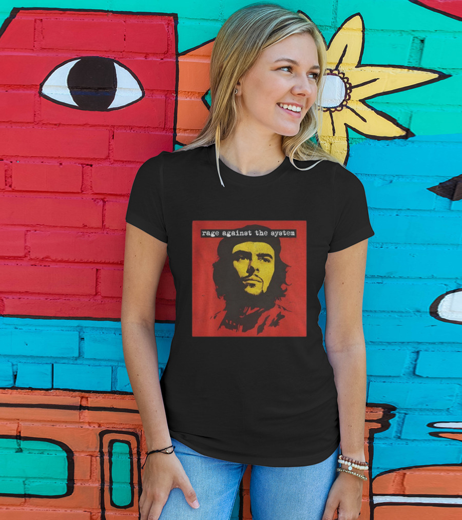 Rage Against The System Luigi Mangione Che Icon Fusion T-Shirt