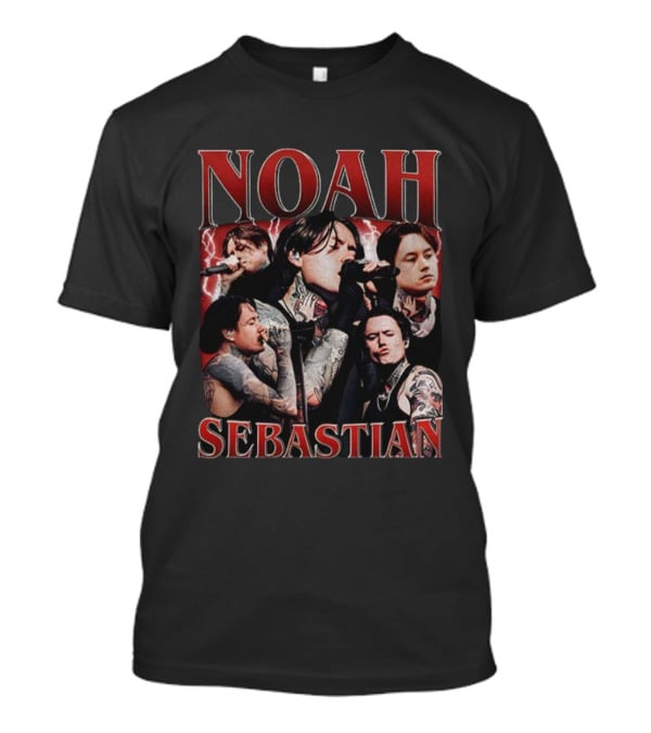 Noah Sebastian Vintage Collage Tattoo Concert Aesthetic T-Shirt