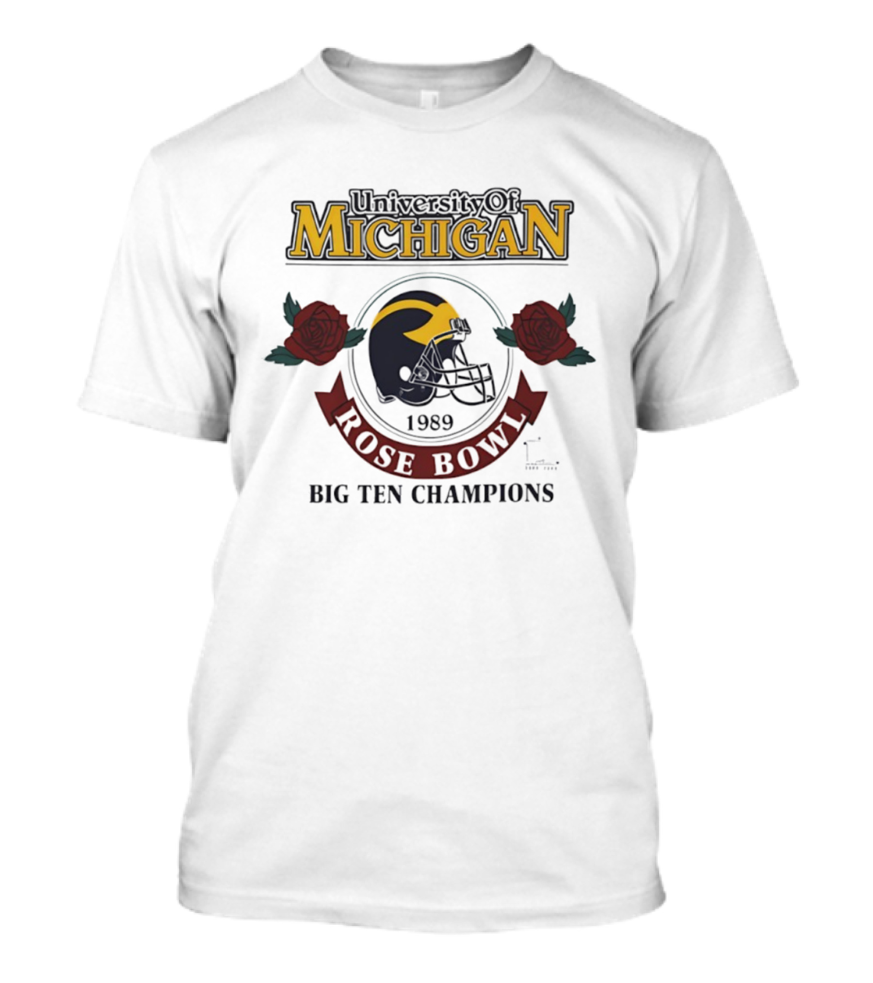 University Of Michigan Wolverines Rose Bowl Big Ten Champions T-Shirt