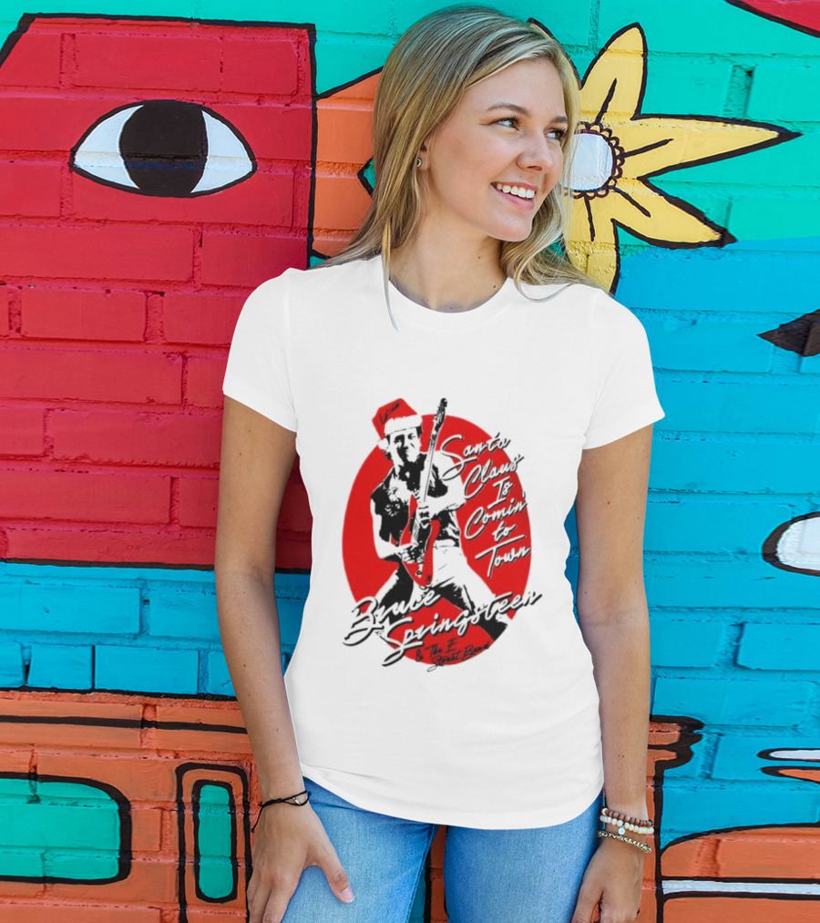 Bruce Springsteen Santa Claus Is Coming To Town E Street Band T-Shirt
