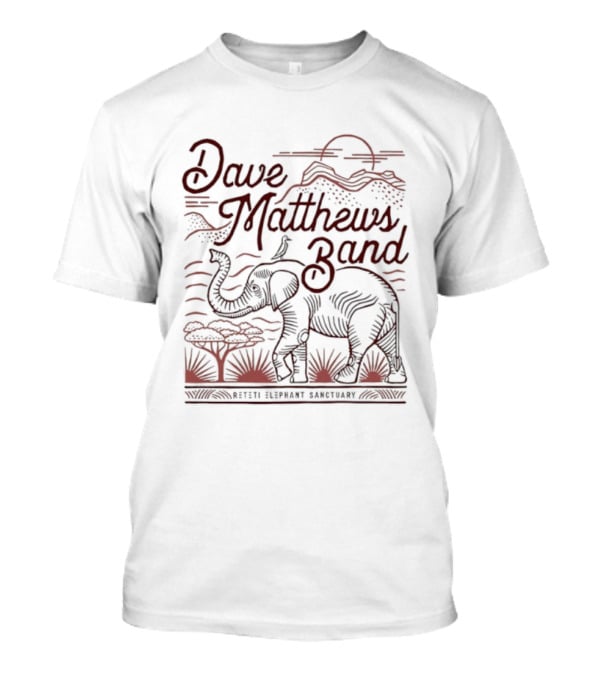 Dave Matthews Band Reteti Elephant Sanctuary Collaboration T-Shirt