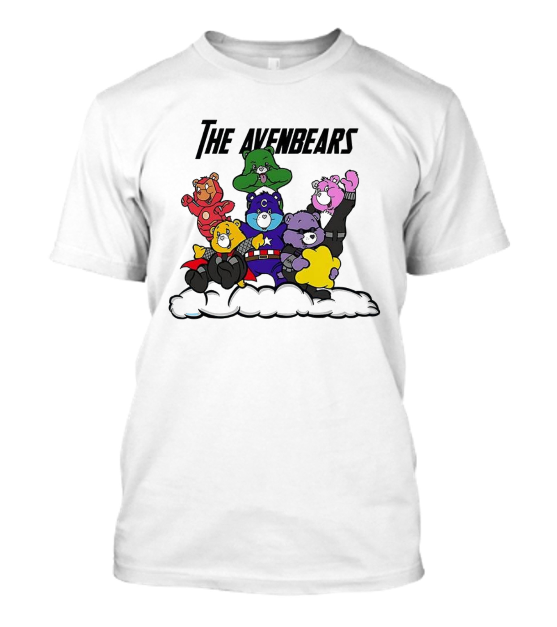 The Avenbears Avengers Bears Superhero Mashup Characters T-Shirt