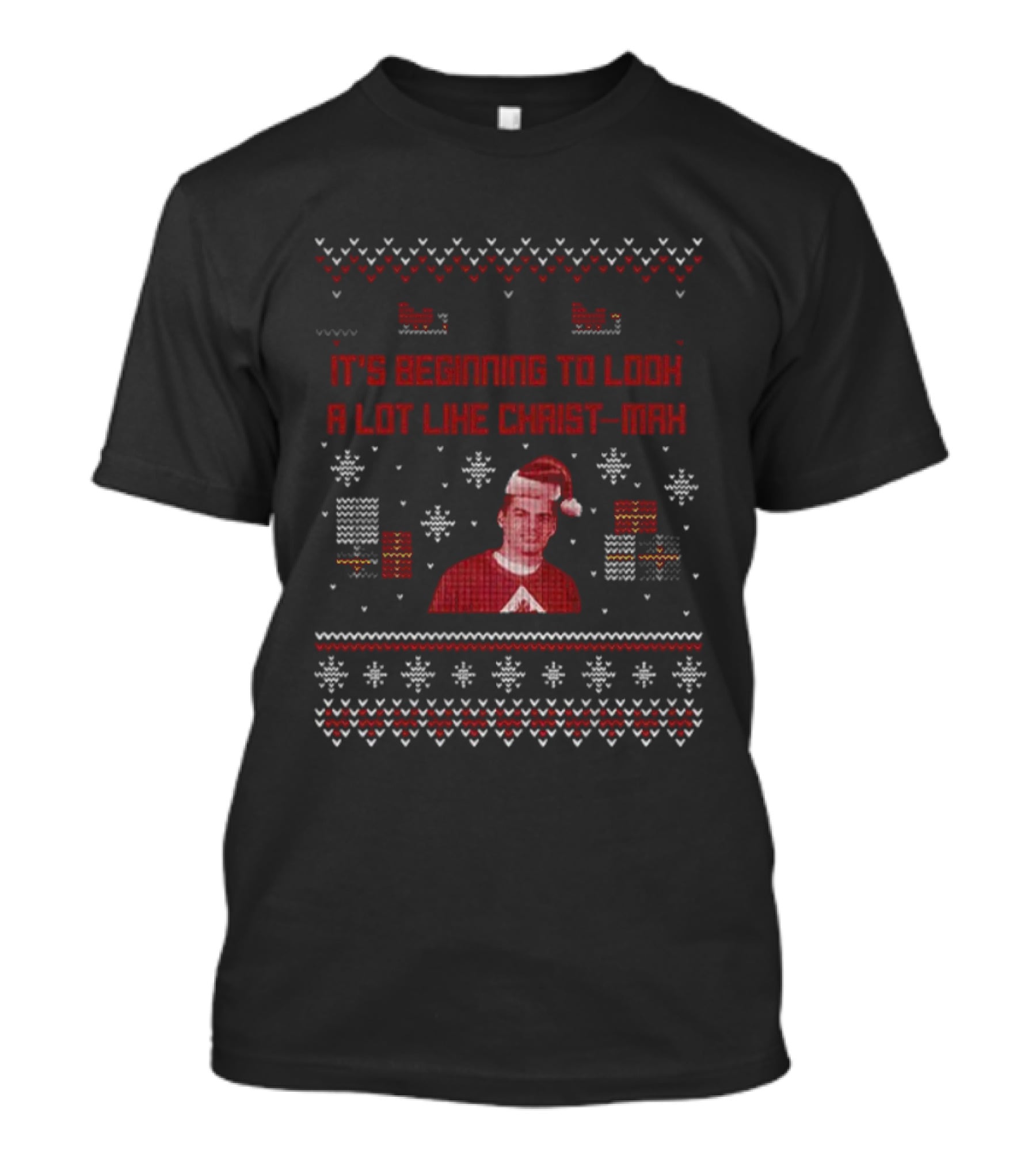 Max Verstappen Ugly Christmas It's Beginning To Look A Lot Like Christ-Max Holiday Sweater T-Shirt