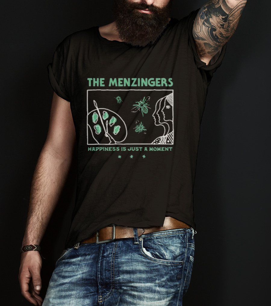 The Menzingers Happiness Is Just A Moment Painter Palette And Silhouette T-Shirt