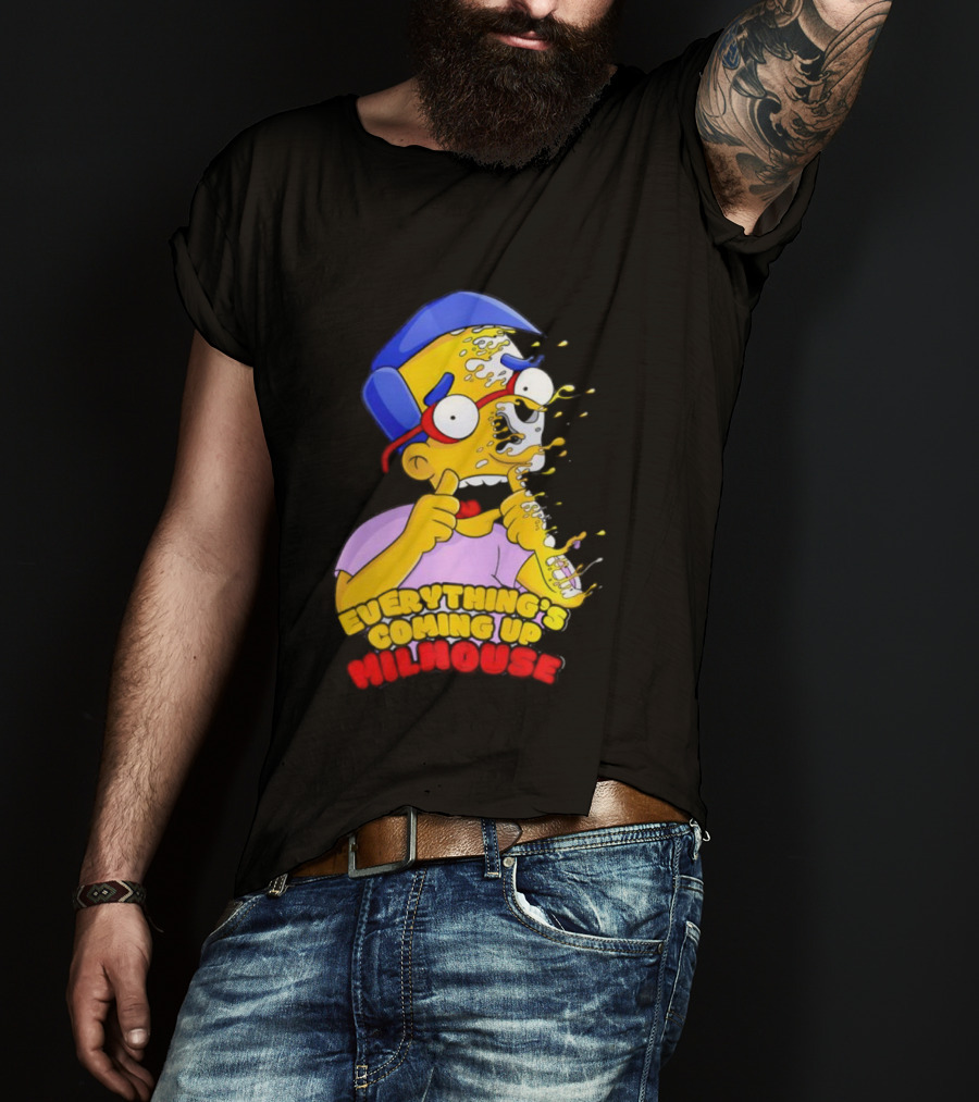 The Simpsons Everything's Coming Up Milhouse Melting Character T-Shirt