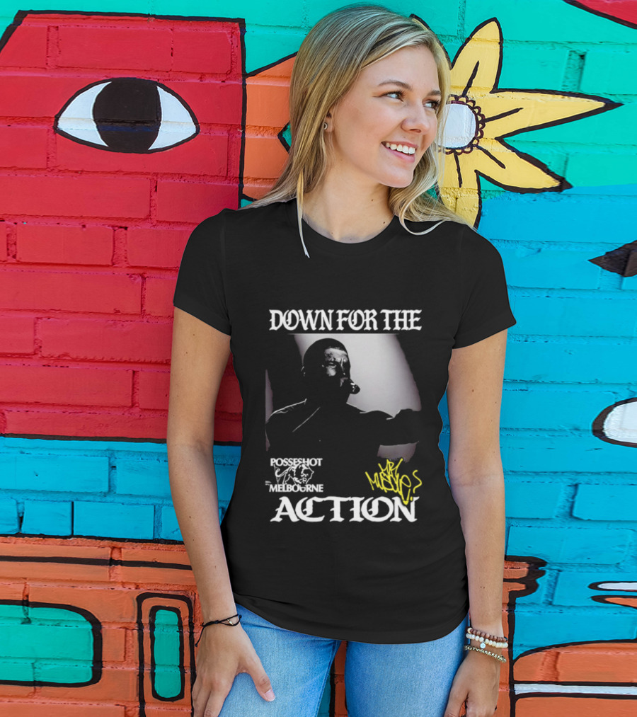 DOWN FOR THE ACTION POSSESHOT MELBOURNE HANDSæ T-Shirt