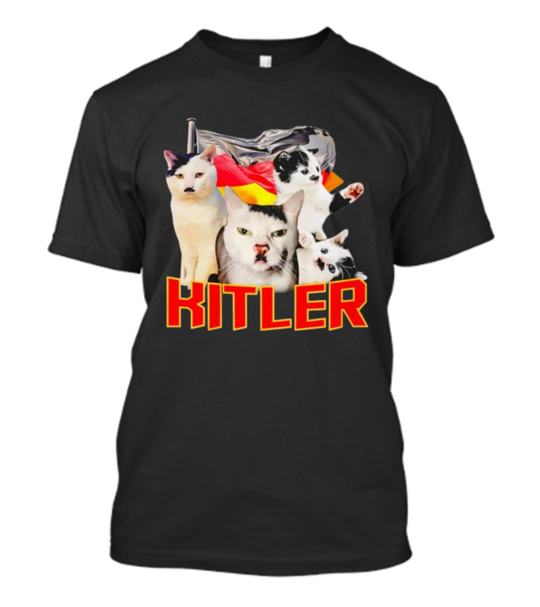 Kitler Cat Meme German Flag Humor T-Shirt