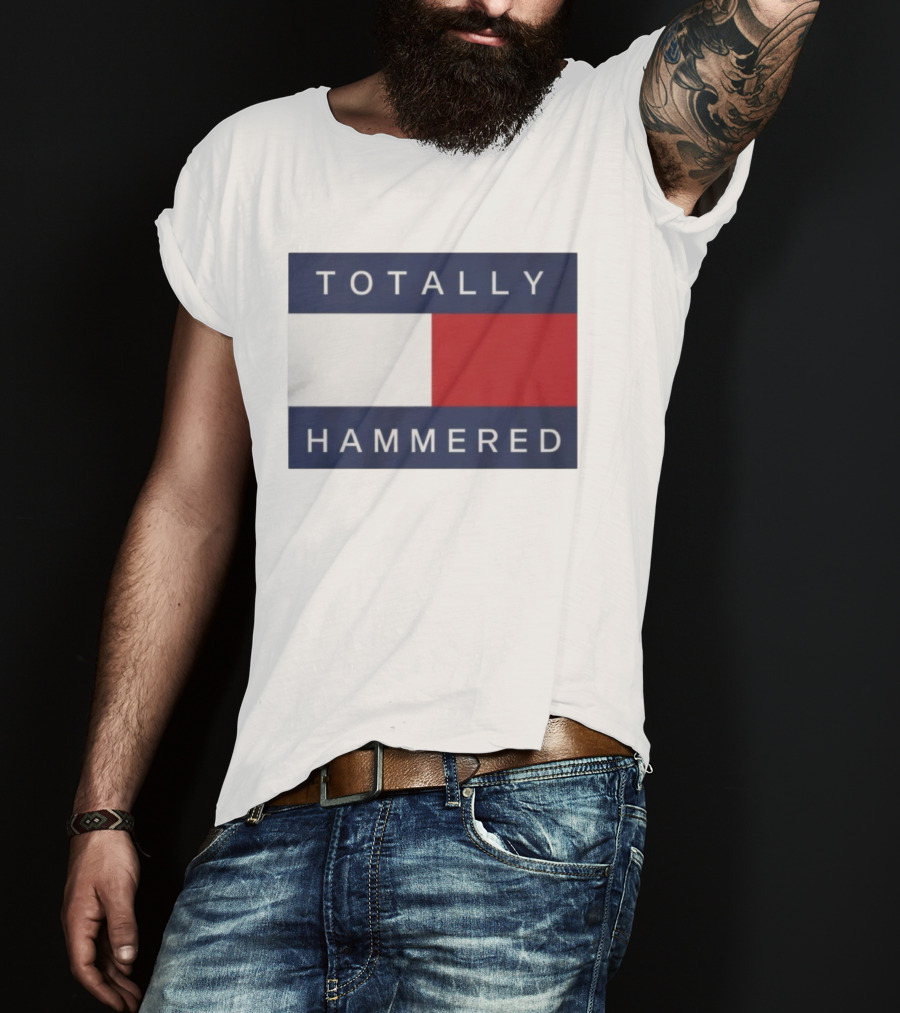 Totally Hammered Nautical Flag Parody T-Shirt