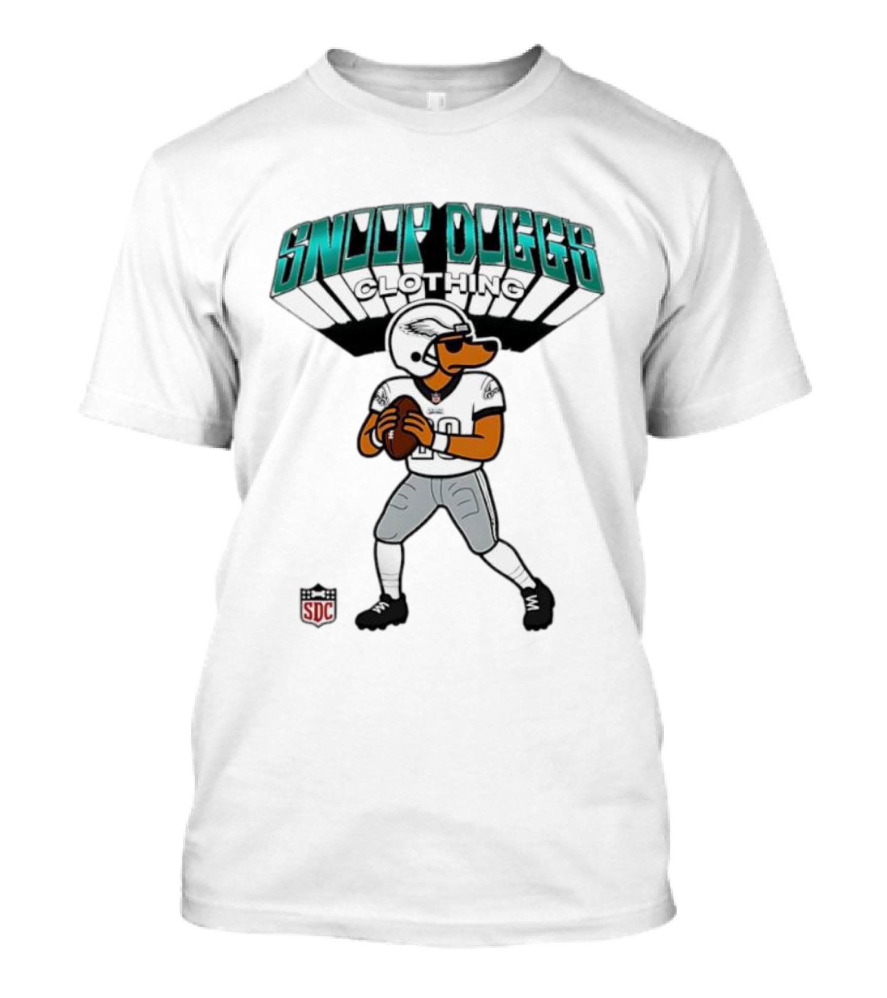 Snoop Dogg Clothing Philadelphia Eagles Football Character SDC T-Shirt