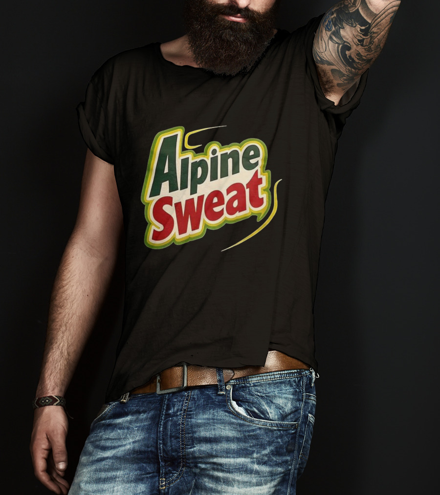 Alpine Sweat Vintage Style Beverage Nostalgia T-Shirt