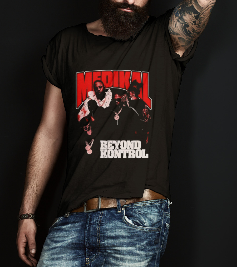 Medikal Beyond Kontrol Ghanaian Rapper Group Portrait T-Shirt