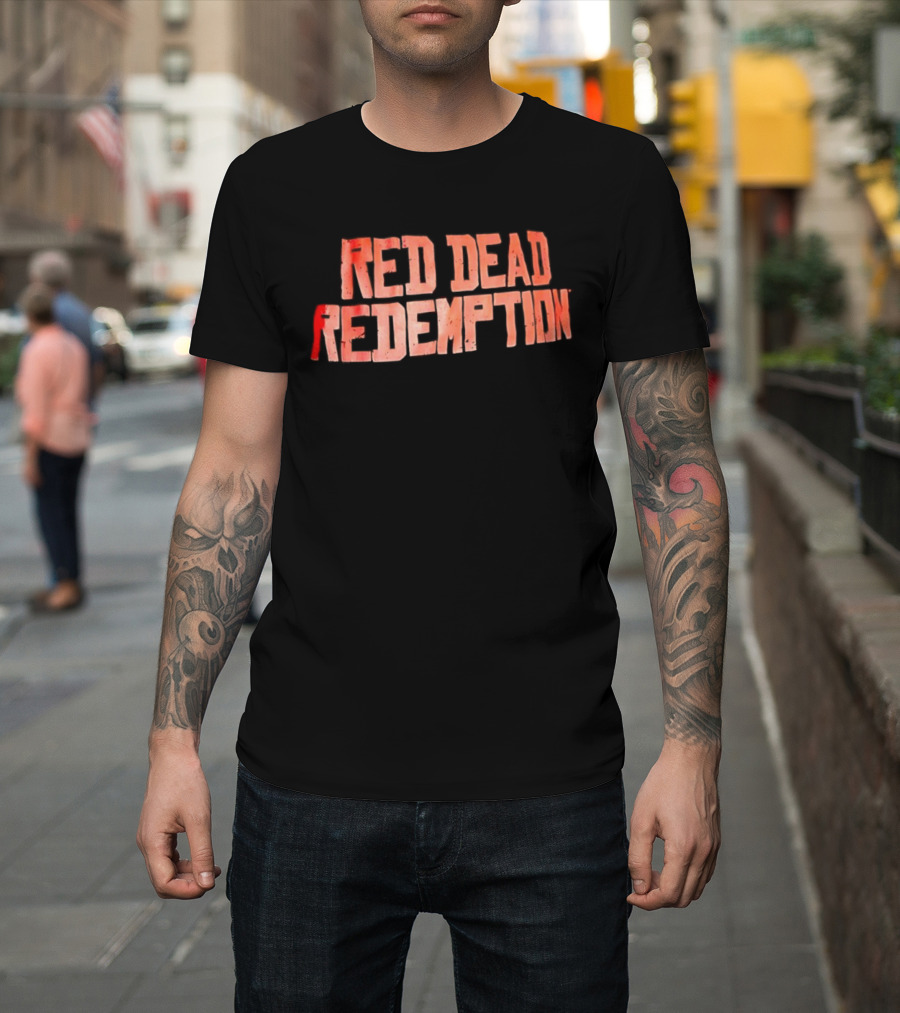 Red Dead Redemption Gaming Iconic Title T-Shirt