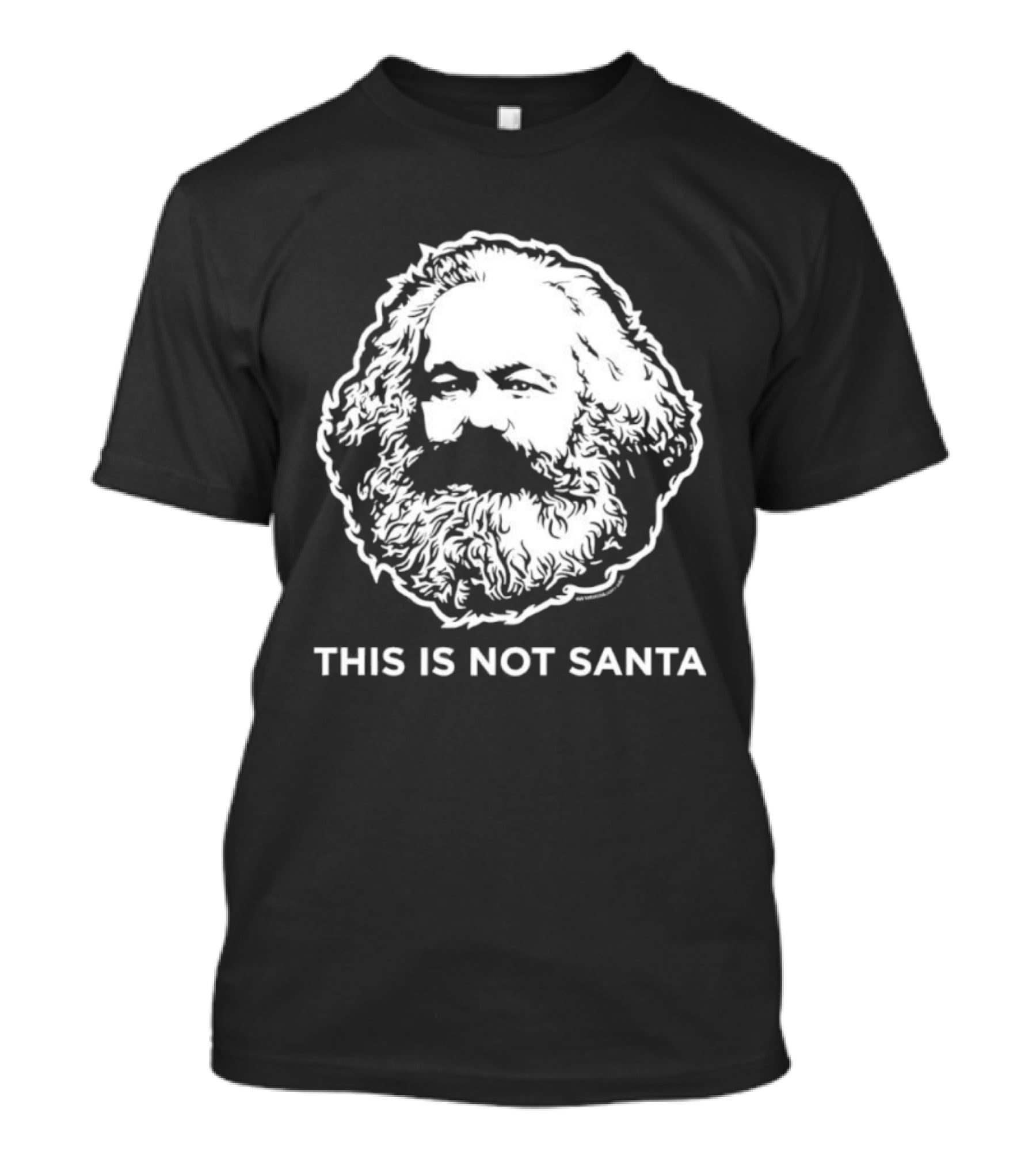 This Is Not Santa Karl Marx Beard And Hair Meme T-Shirt