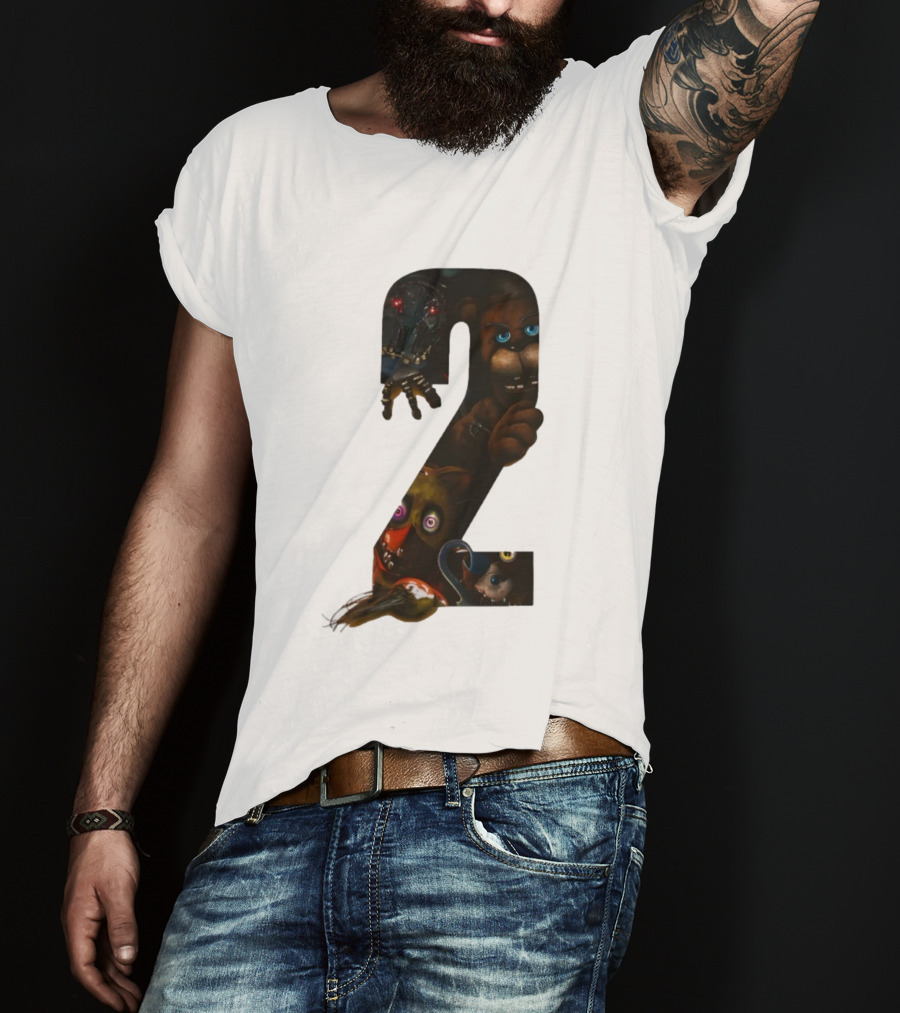 Five Nights At Freddy's 2 Character Collage Animatronics T-Shirt