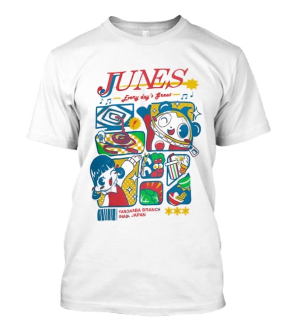 June’s Every Day’s Great Yasoinaba Branch Inaba Japan Persona Inspired Visuals T-Shirt