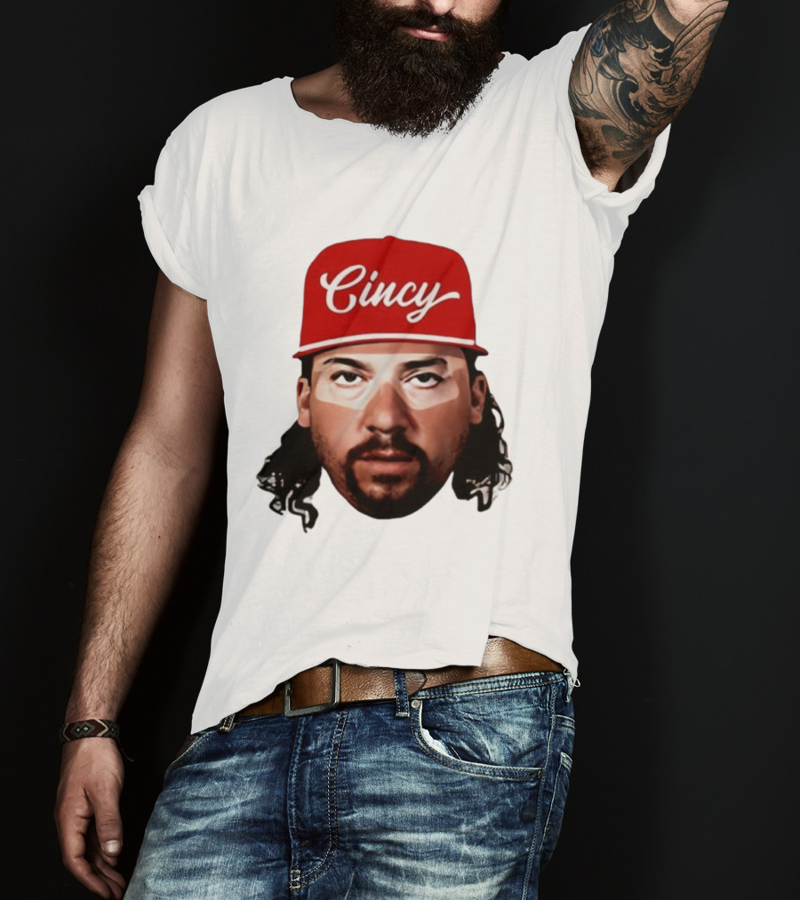 Kenny Powers Cincy Red Cap Character Portrait T-Shirt
