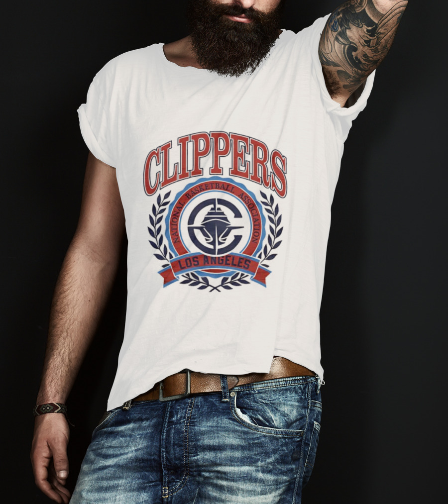 Los Angeles Clippers National Basketball Association Crest Clippers T-Shirt