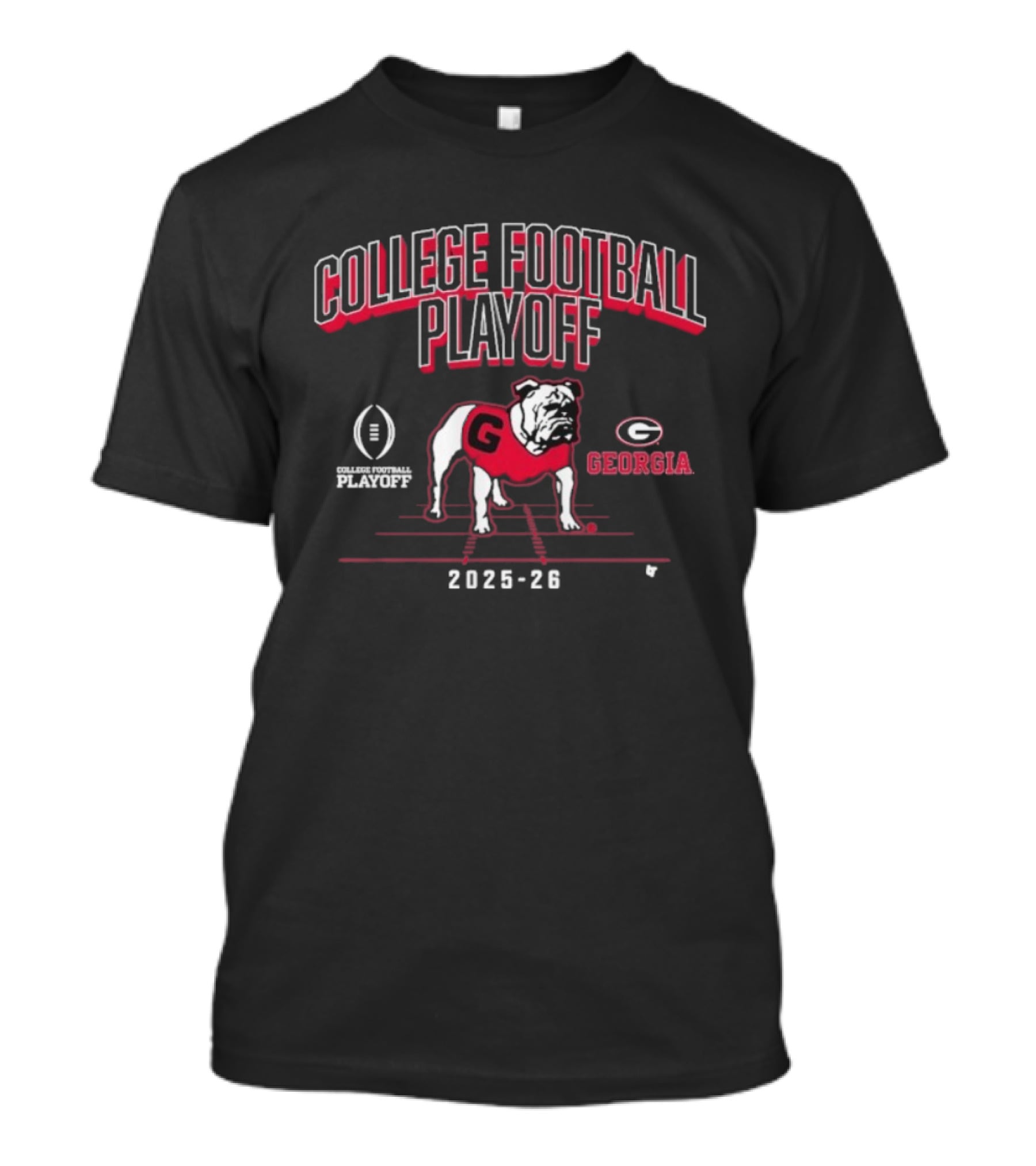 Georgia Bulldogs College Football Playoff 2025 2026 T-Shirt