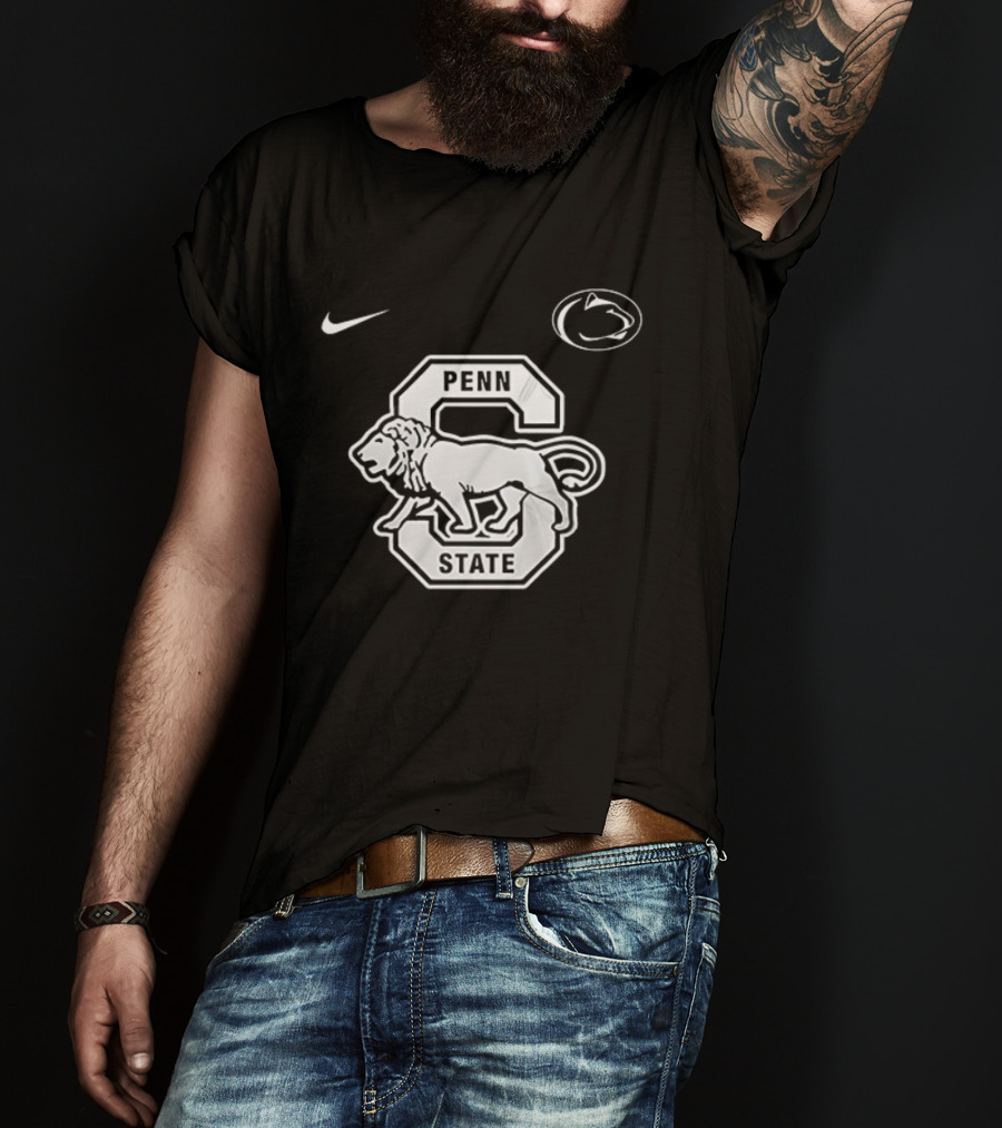 Penn State Nittany Lions Nike Vintage Lion Graphic Icon T-Shirt