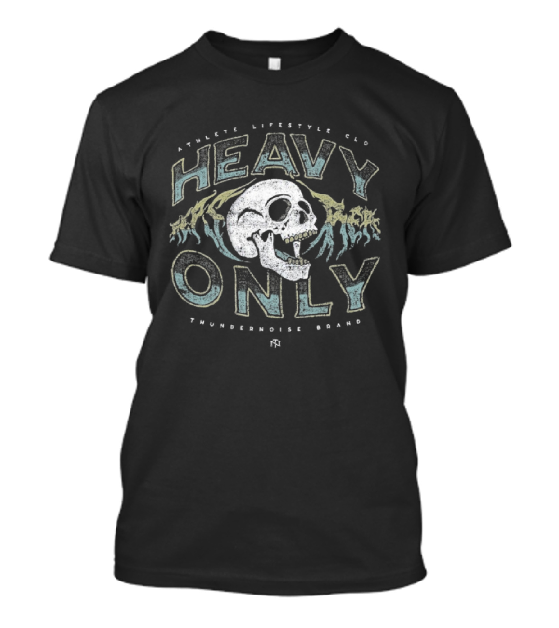 Thundernoise Heavy Lifting Skull Reps Only T-Shirt