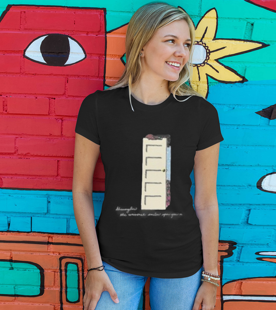 TUSHY The Universe Smiles Upon You 2025 Tour Door Art With Flowers And Pastel Colors T-Shirt