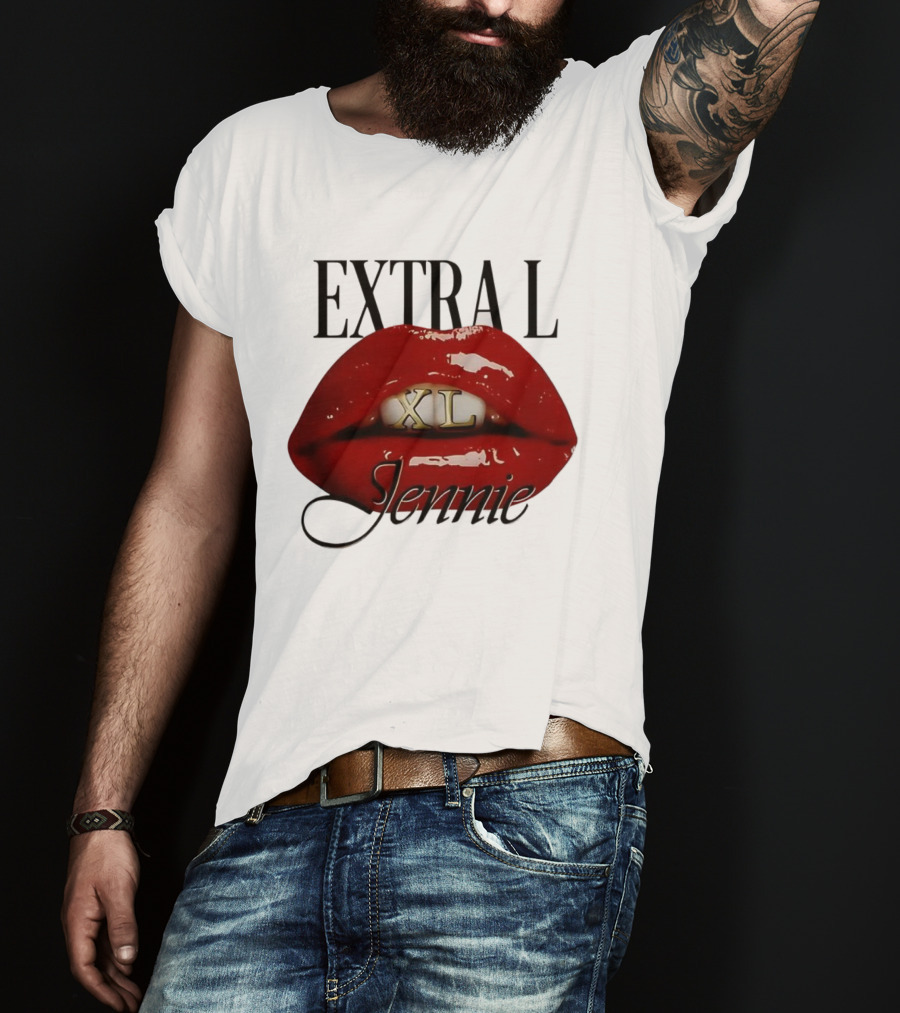 Extral XL Jennie Lips Music Lover T-Shirt