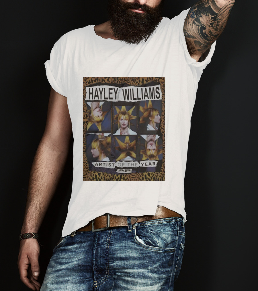 Hayley Williams Artist Of The Year AP Magazine Leopard Print Style T-Shirt