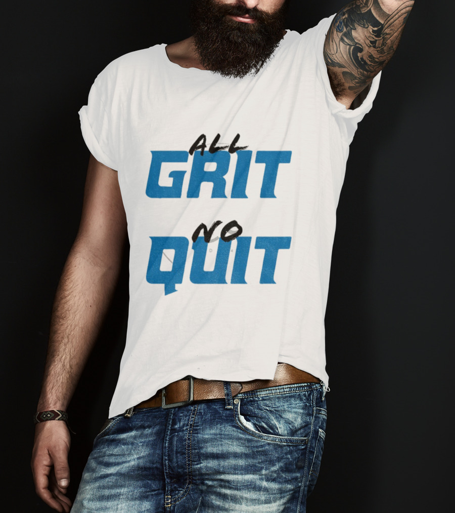 Detroit Lions NFL All Grit No Quit 2025 T-Shirt