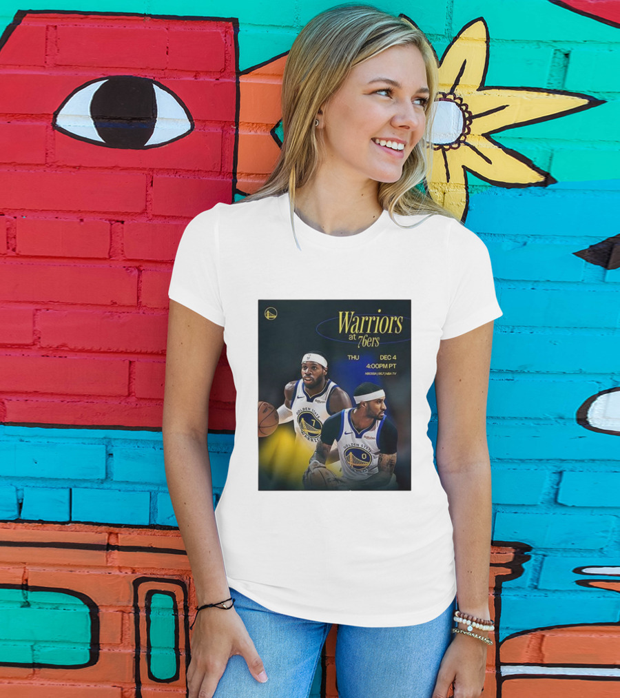 Warriors At 76ers Thu Dec 4 4:00 PM PT NBA TV T-Shirt