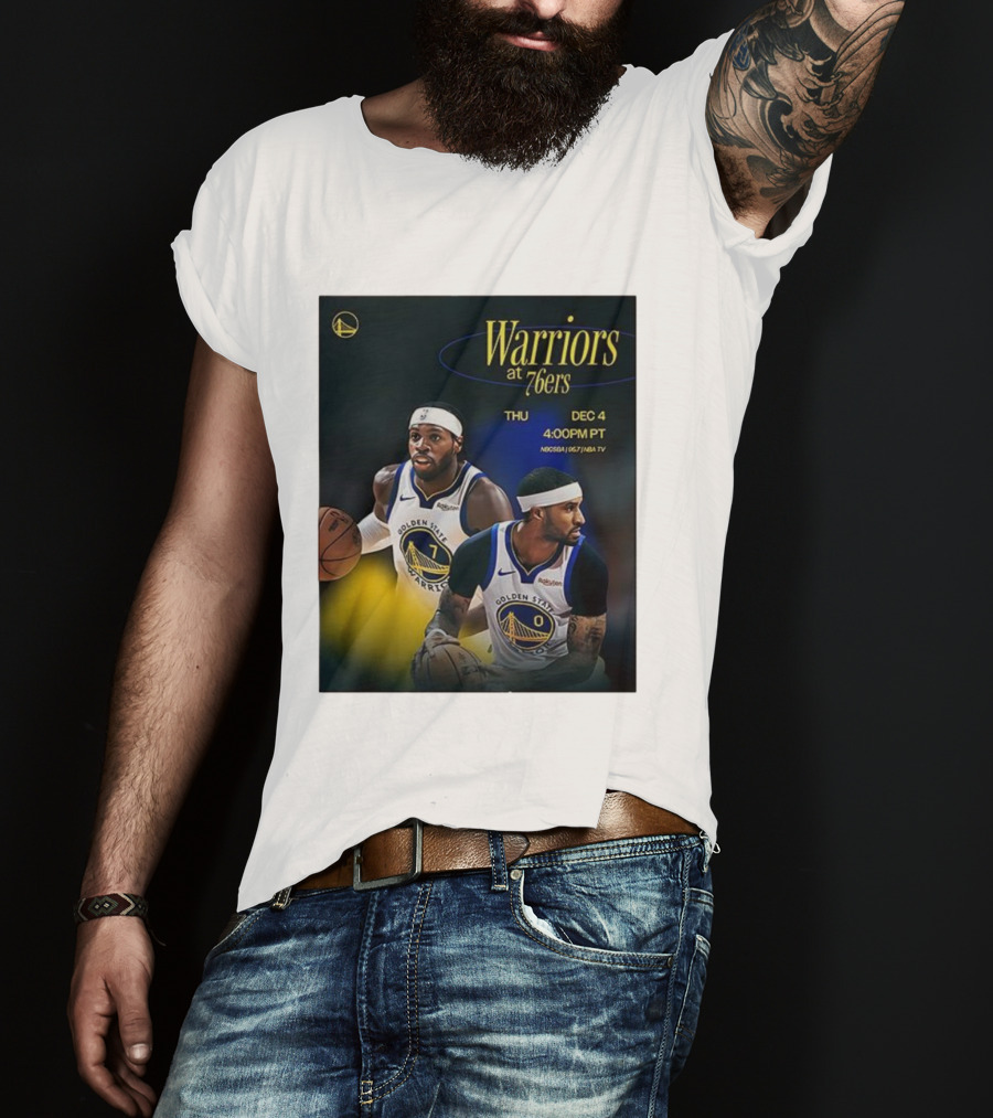 Warriors At 76ers Thu Dec 4 4:00 PM PT NBA TV T-Shirt