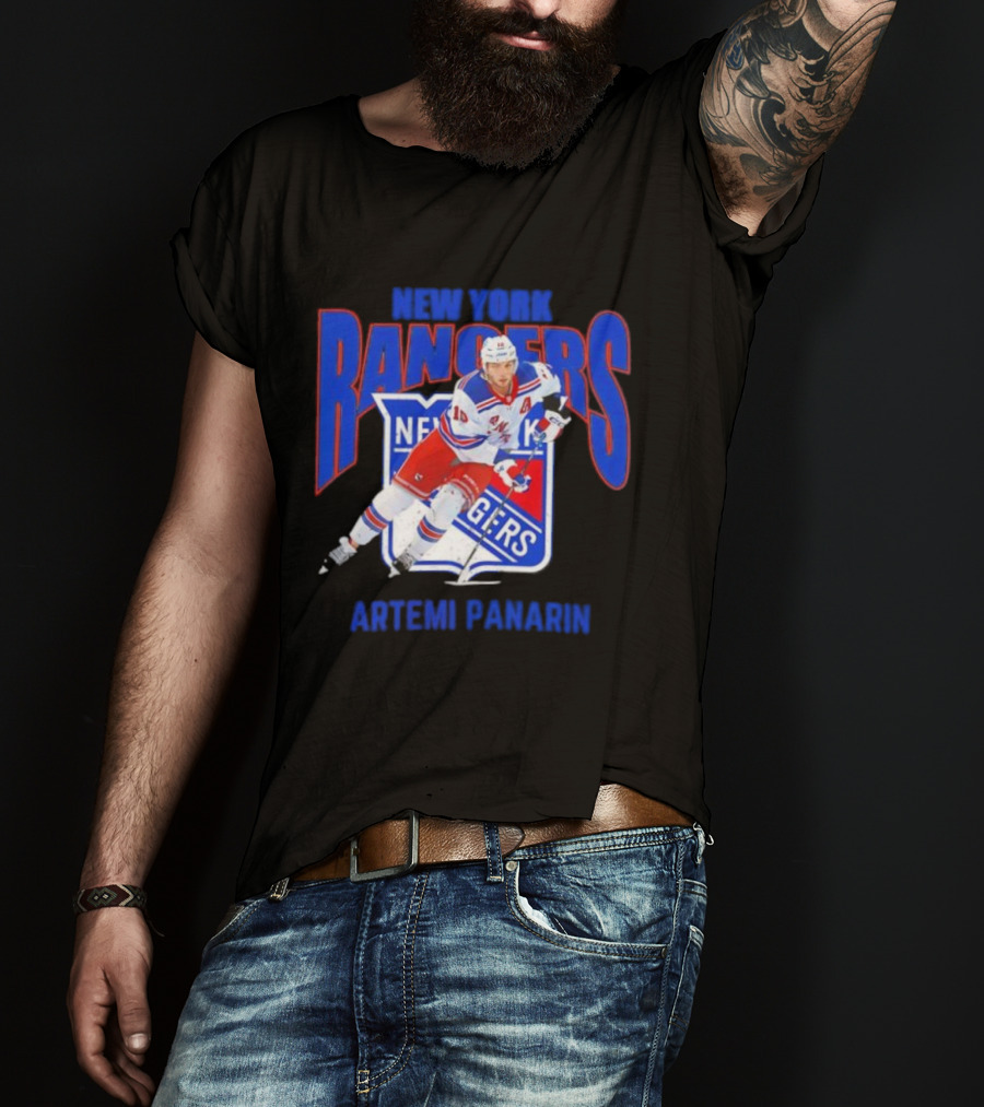 New York Rangers Artemi Panarin Playoffs T-Shirt