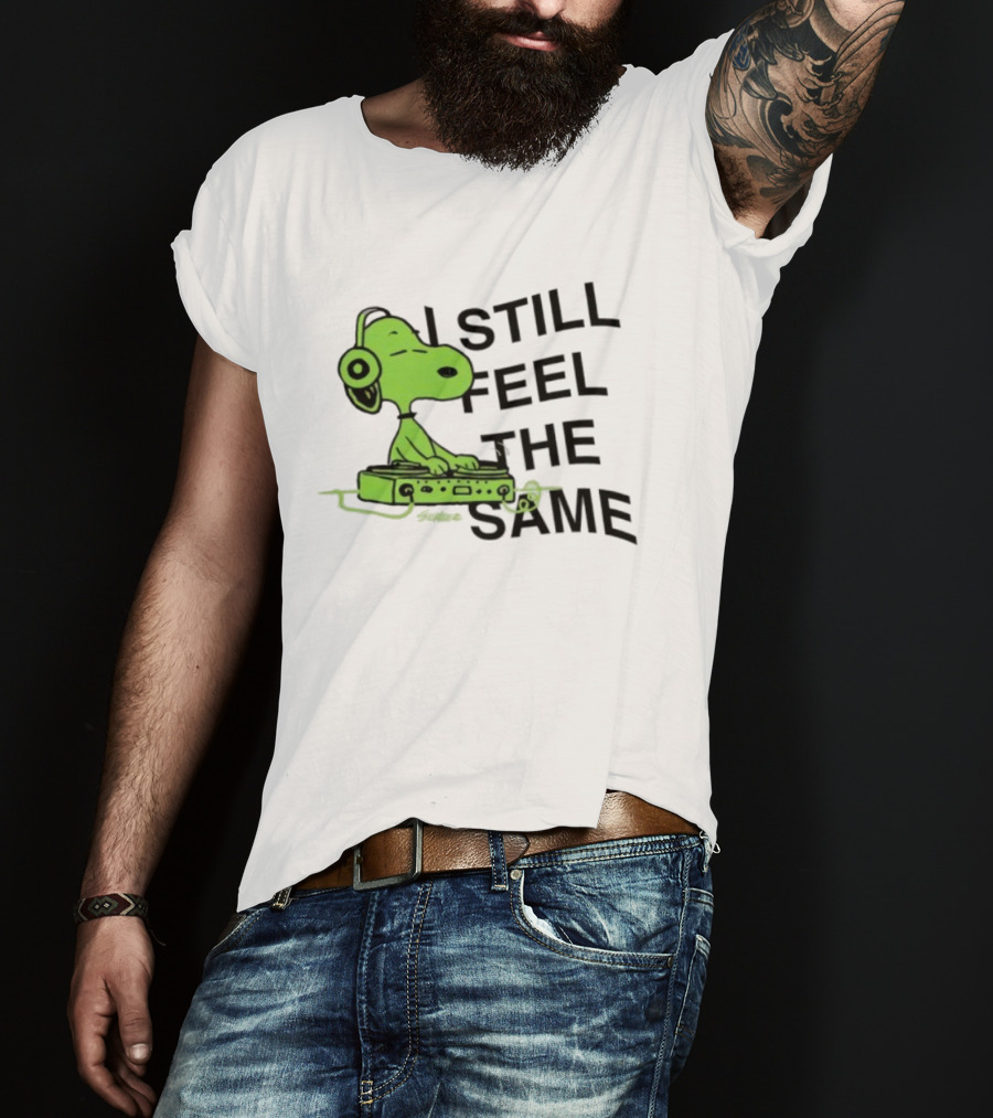 Antisocialsocialclub Merch Assc X Peanuts I Still Feel The Same Dj Snoopy T-Shirt