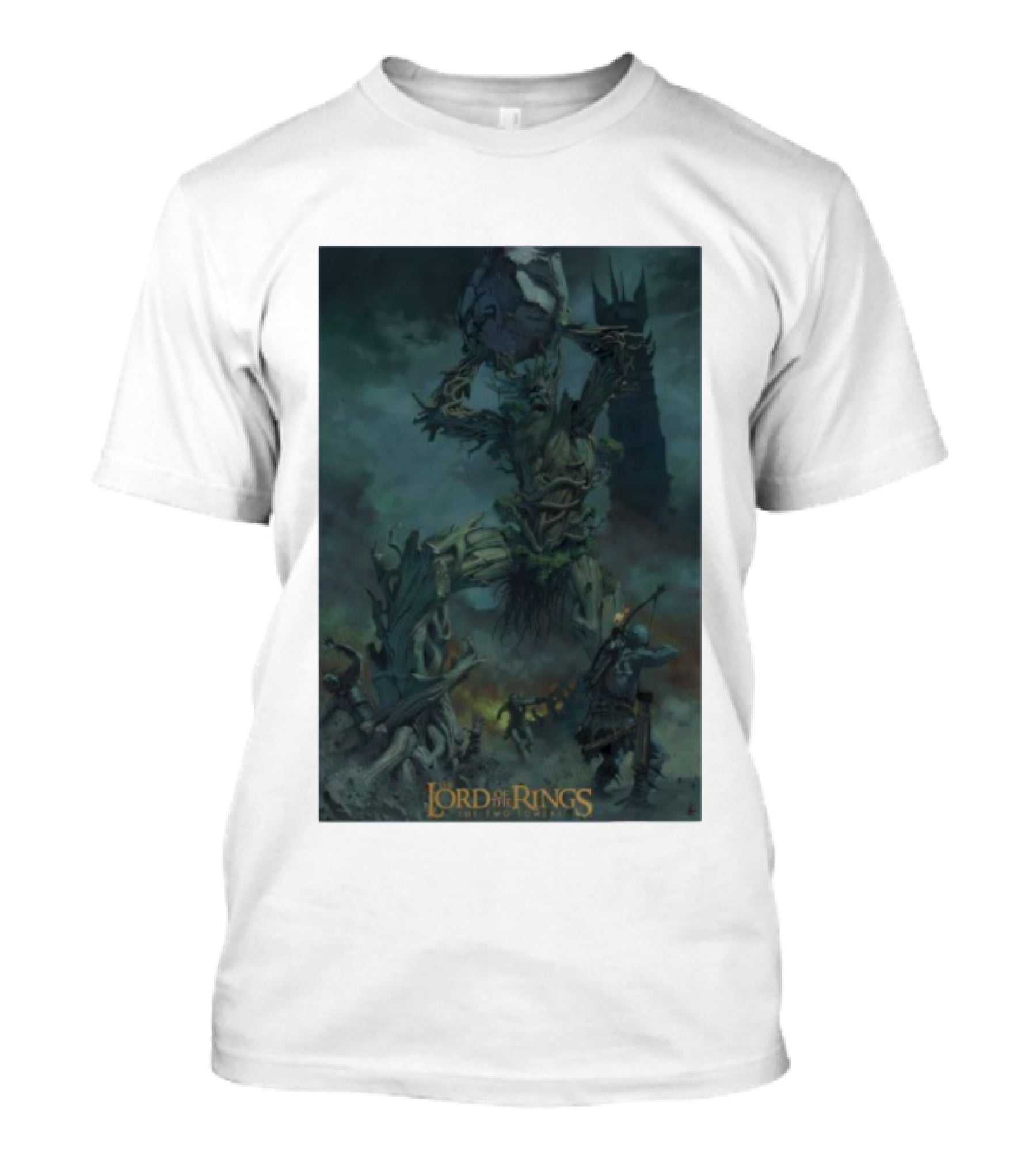 Lord Of The Rings The Two Towers Ent Battle Tolkien T-Shirt