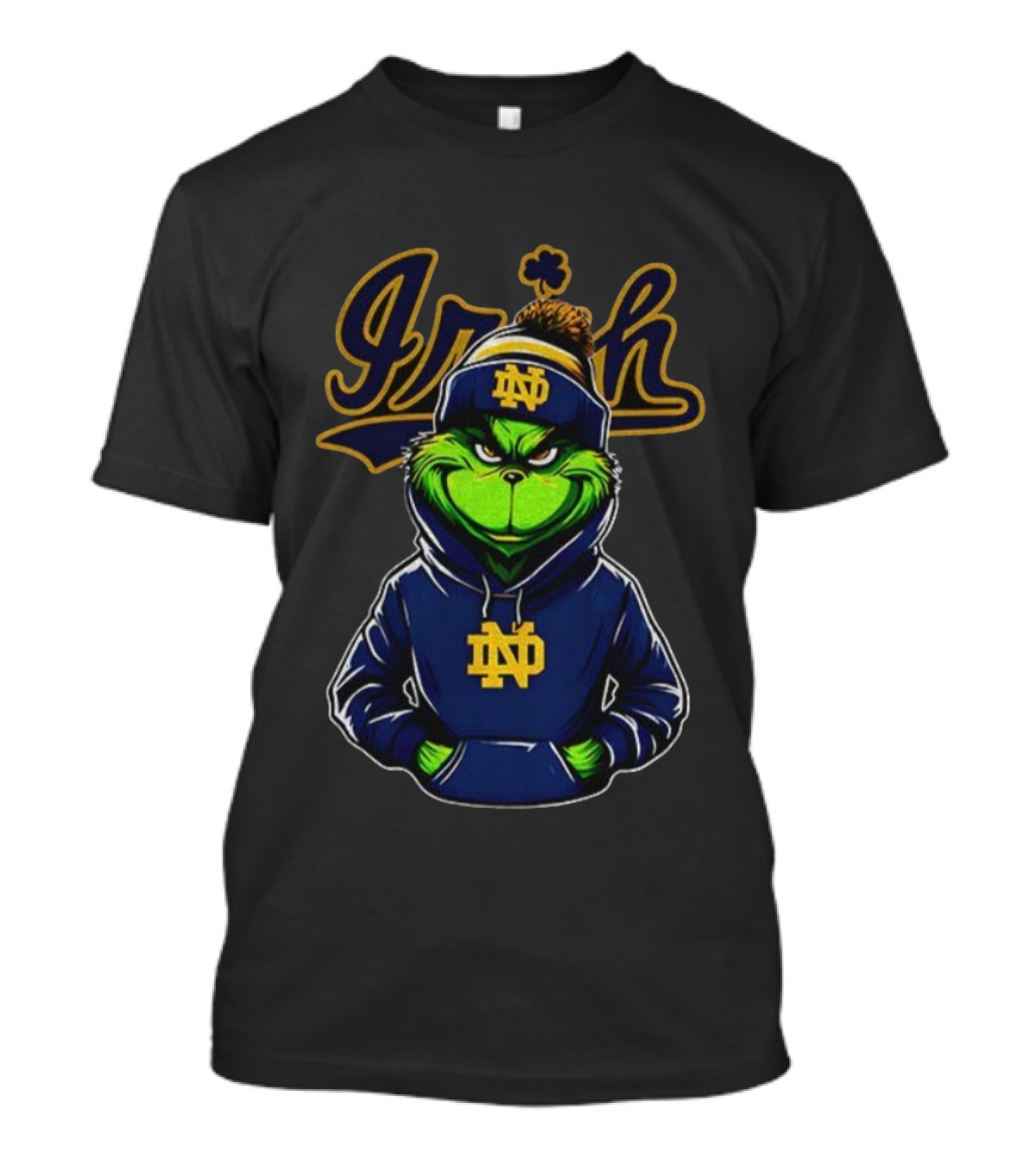 Notre Dame Fighting Irish Grinch 2025 Football T-Shirt