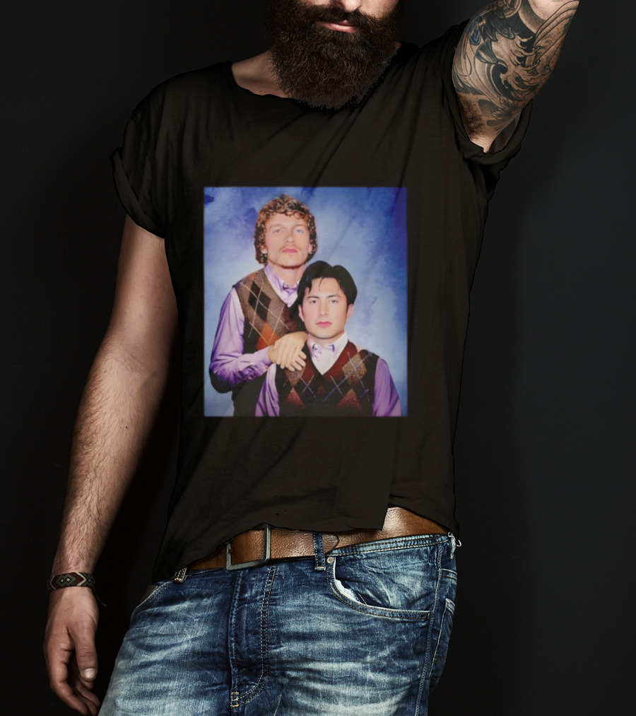 Shane Hollander Ilya Rozanov Step Brothers Argyle Sweaters Portrait T-Shirt