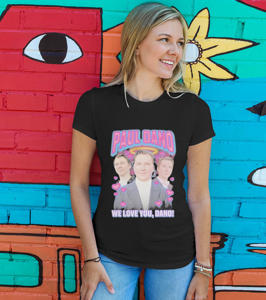 Paul Dano Halo Hearts We Love You Dano T-Shirt