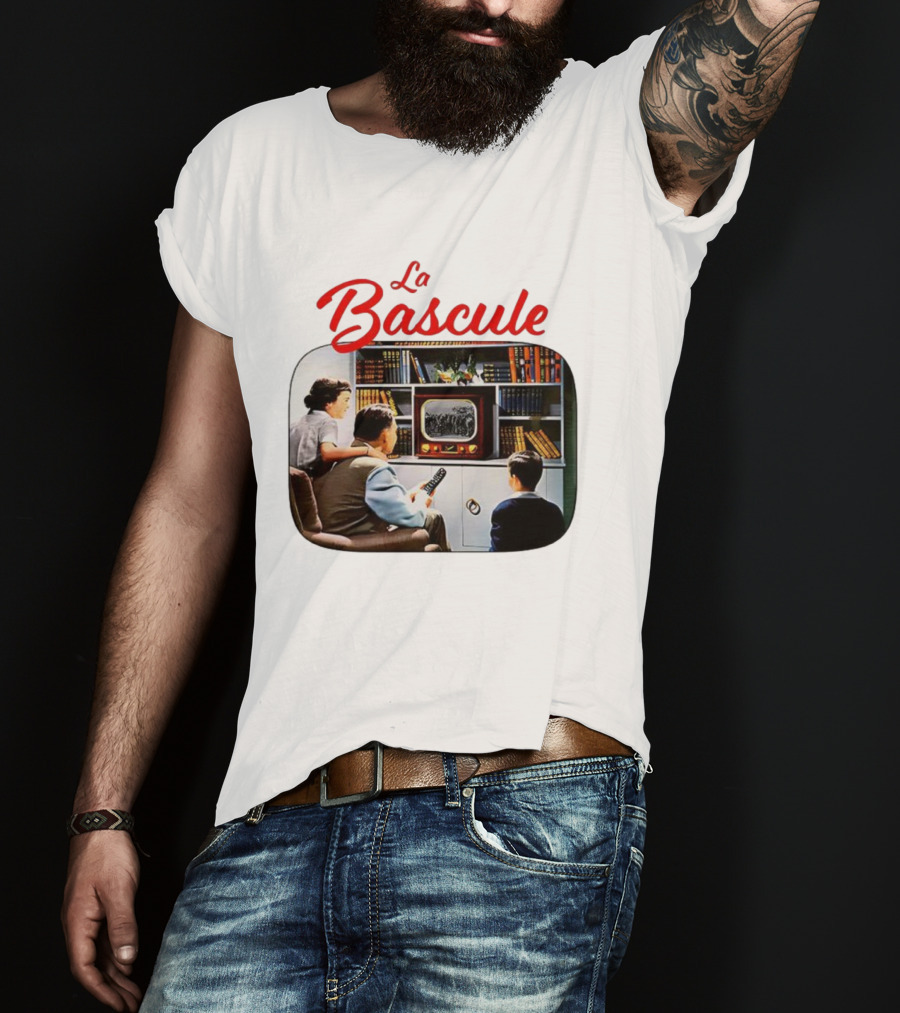La Bascule Retro Family Ing Television Scene T-Shirt