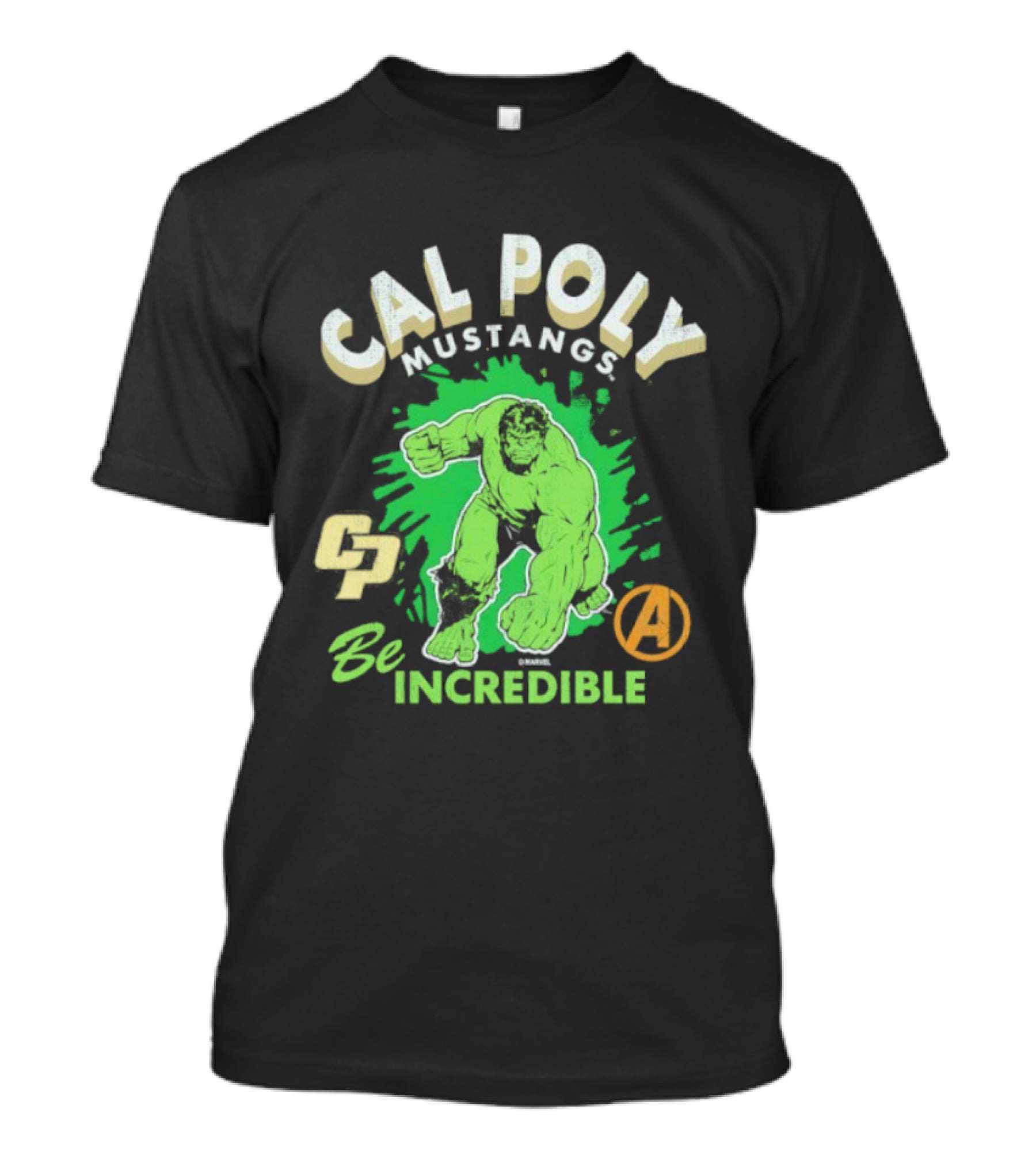 Cal Poly Mustangs Be Incredible Hulk Avengers T-Shirt