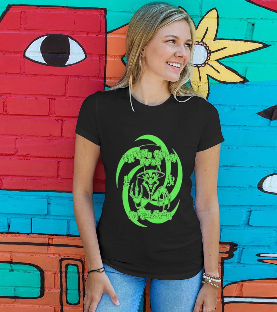 Insane Clown Posse Ringmaster Neon Green Logo T-Shirt