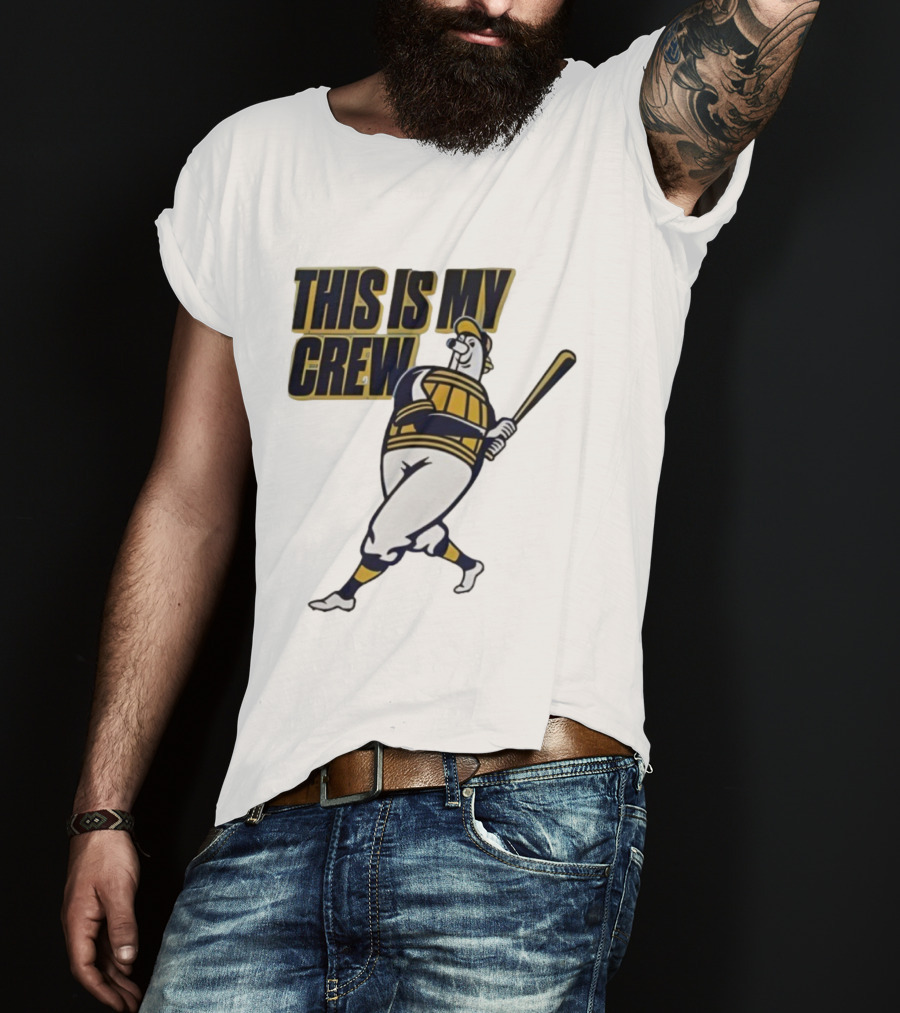 This Is My Crew 2025 Brewers Batter Illustration T-Shirt
