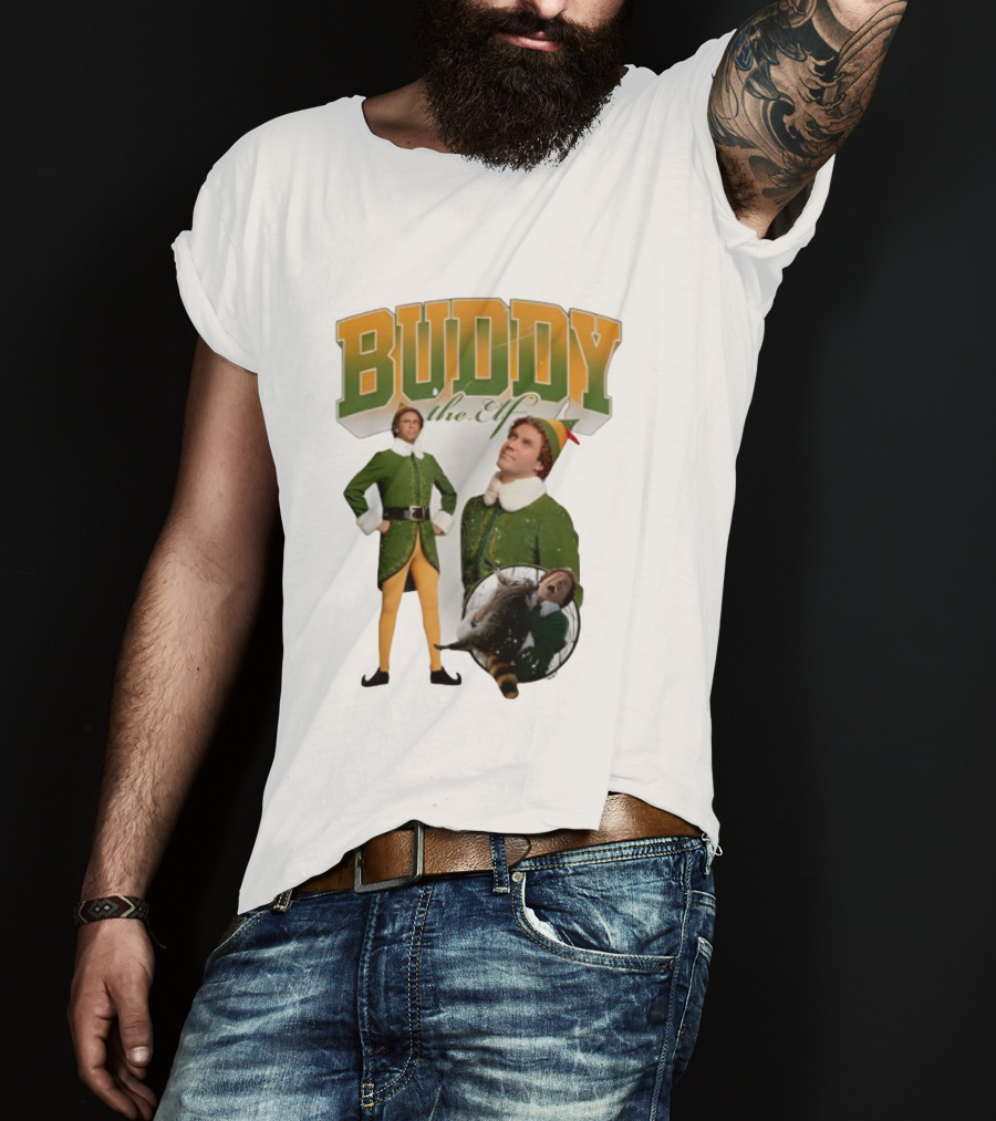 Buddy The Elf Christmas Comedy Movie Character Collection T-Shirt