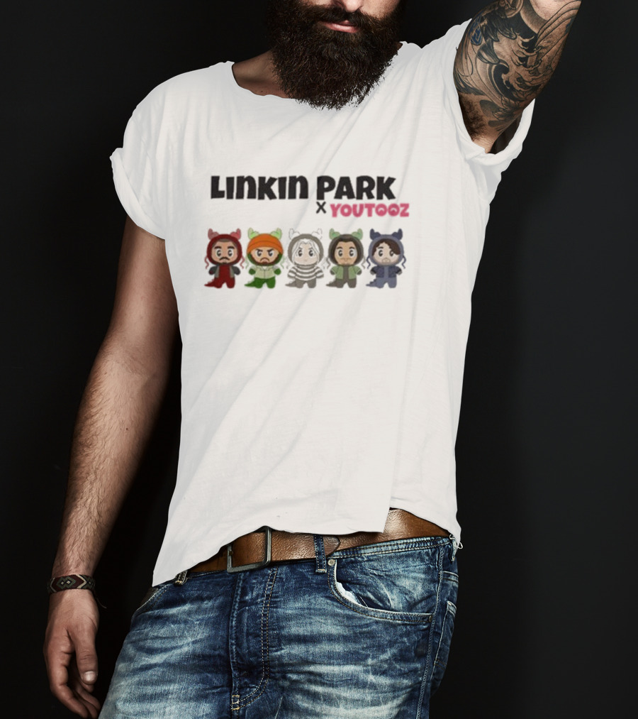 Linkin Park X Youtooz Collectible Chibi Band Member Figures T-Shirt