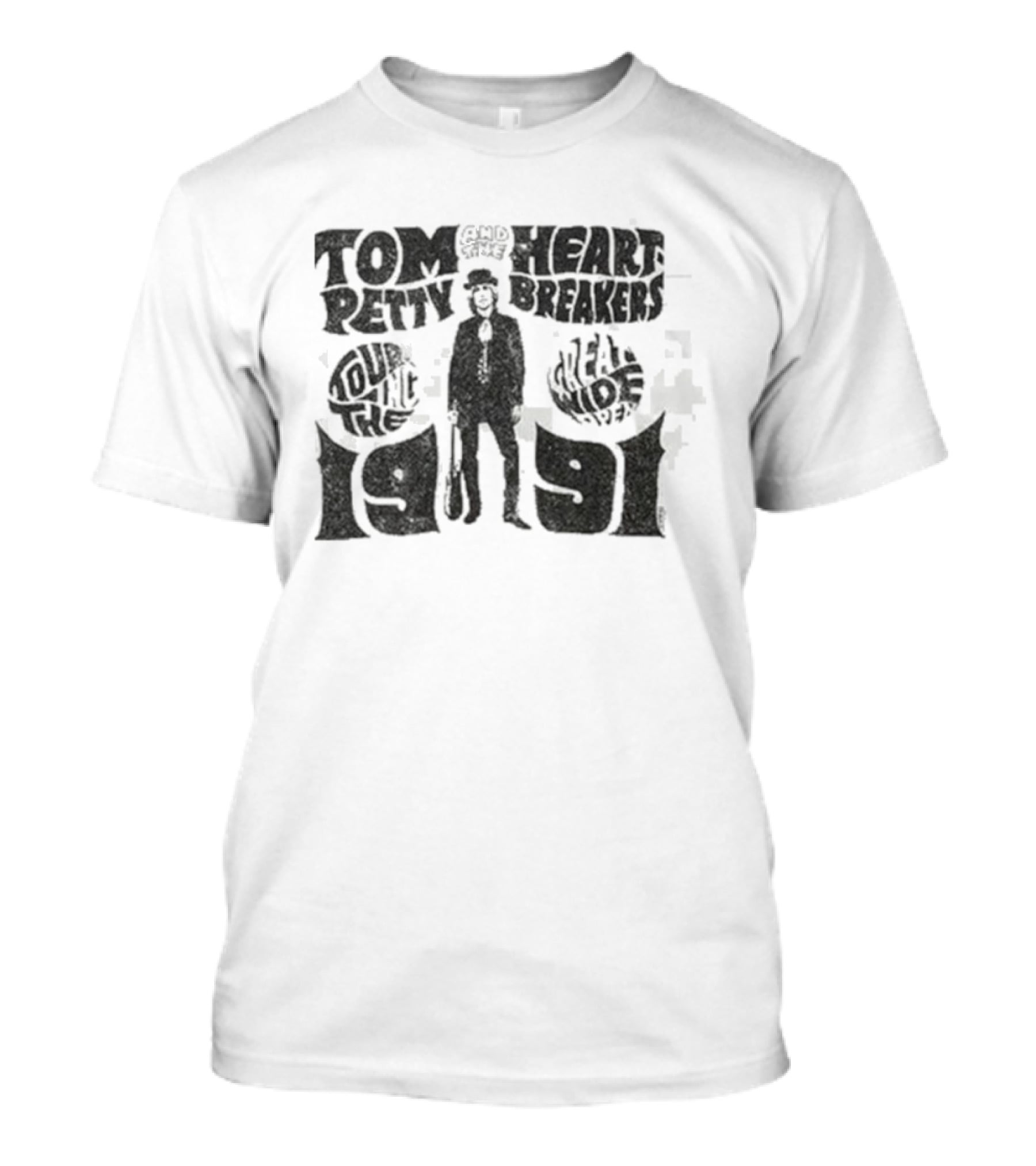 Tom Petty And The Heartbreakers Great Wide Open Tour 1991 Vintage Style T-Shirt