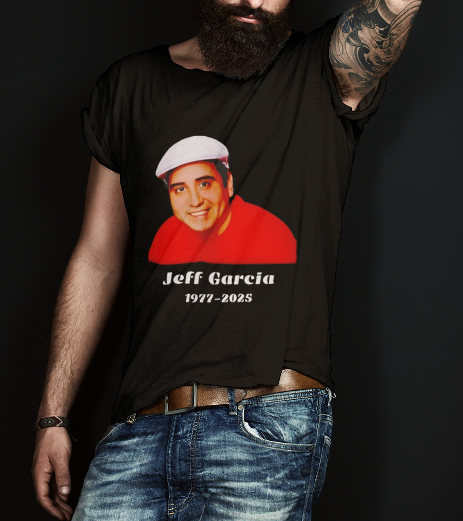 Jeff Garcia 1977-2028 Memorial Tribute Voice Actor T-Shirt